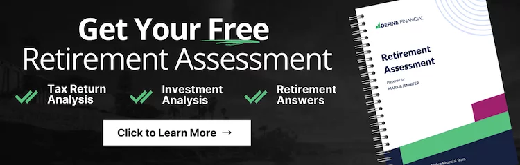 An offer to receive a free retirement assessment.
